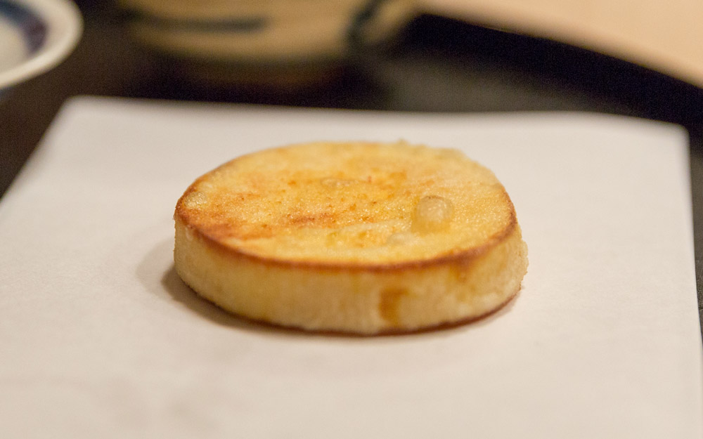 potato tempura at nanachome kyoboshi