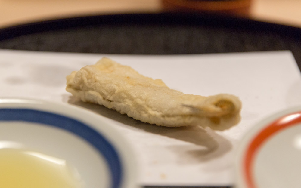 expensive tempura made at nanachome kyoboshi